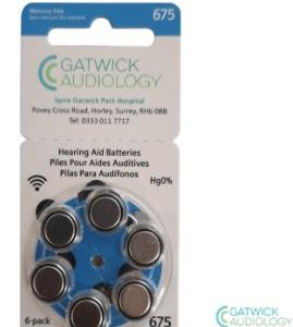 Hearing Aid Batteries – Size 675 – (60 pack) 10 cards of 6